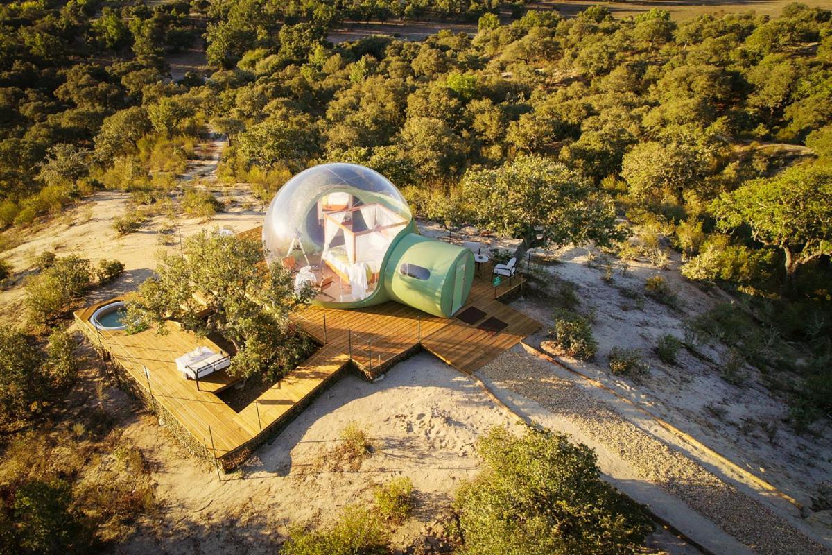 Eco-Lodge En La Reserva Privada Campanarios De Azaba - Proyecto De Conservacion Espeja Kültér fotó
