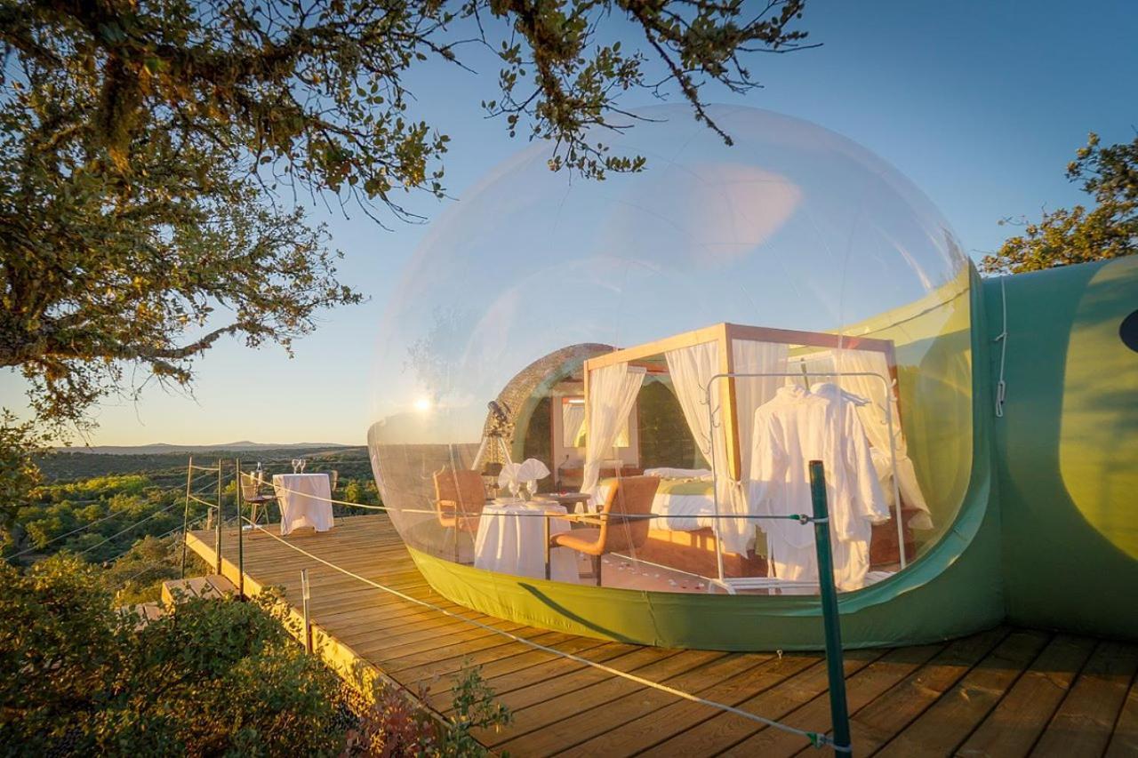 Eco-Lodge En La Reserva Privada Campanarios De Azaba - Proyecto De Conservacion Espeja Kültér fotó